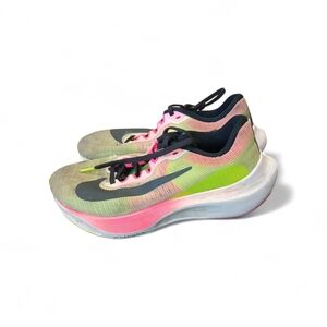 Nike Women's Vibrant Pink and Green Athletic Shoes